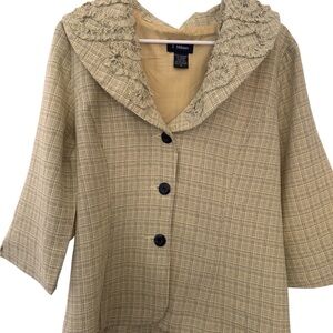 T. Milano Women’s Embroidered Collar Jacket